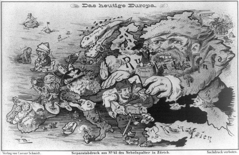 Illustration for article titled 21 Bizarre Maps That Depict Nations As Animals, People, and Monsters